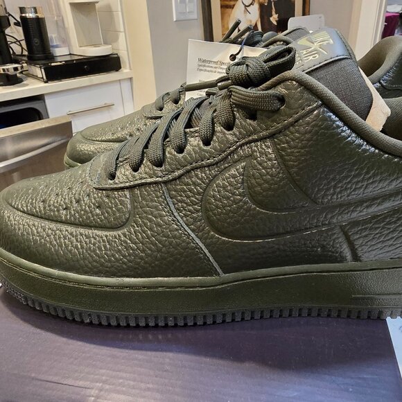 Nike Air Force 1 07 Pro-Tech WP Sequoia Waterproof Men Sz 10.5 Shoes FB8875-301 - Picture 1 of 10